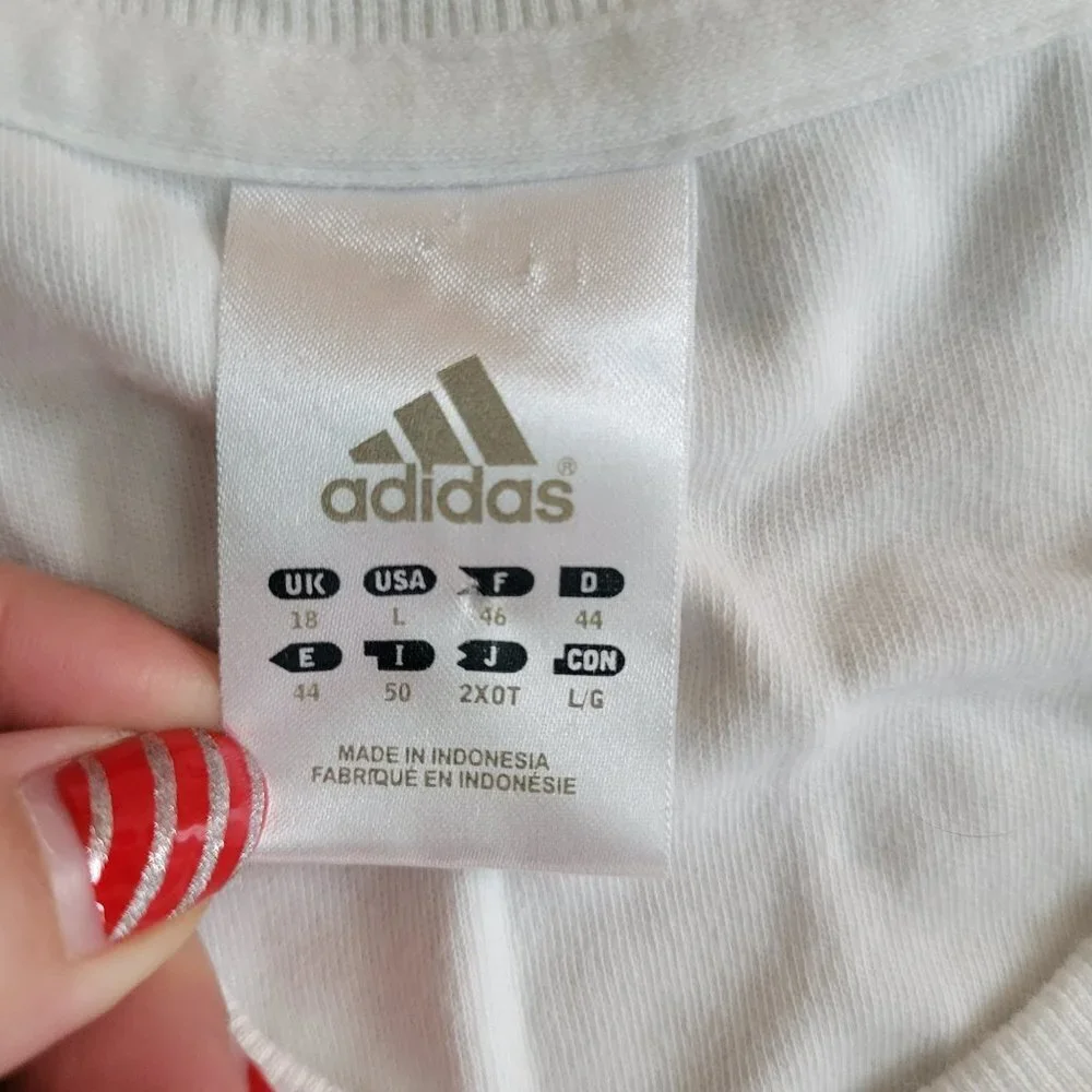 adidas boys white